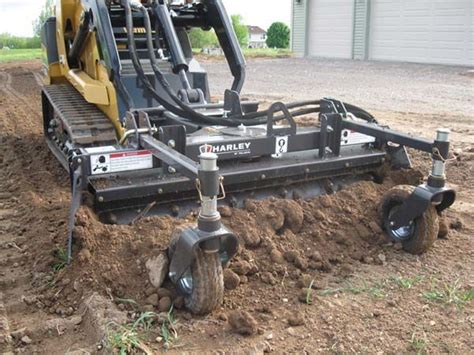 skid steer harley rake rental sunbelt|skid steer rake attachment.